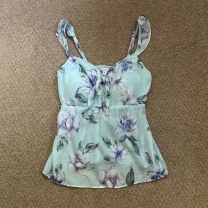 Candie’s Light Blue Flower Top
